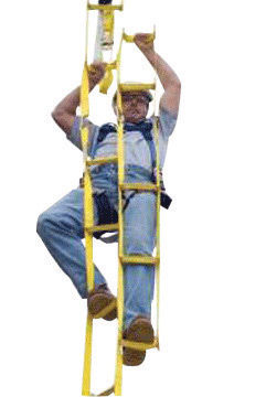 DBI 8' Rollgliss  Synthetic Rescue Ladder