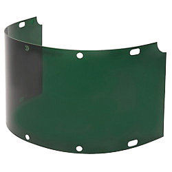 Fibre-Metal 4750 8" X 16 1/2" X .06" Green Shade 5 Injection Faceshield