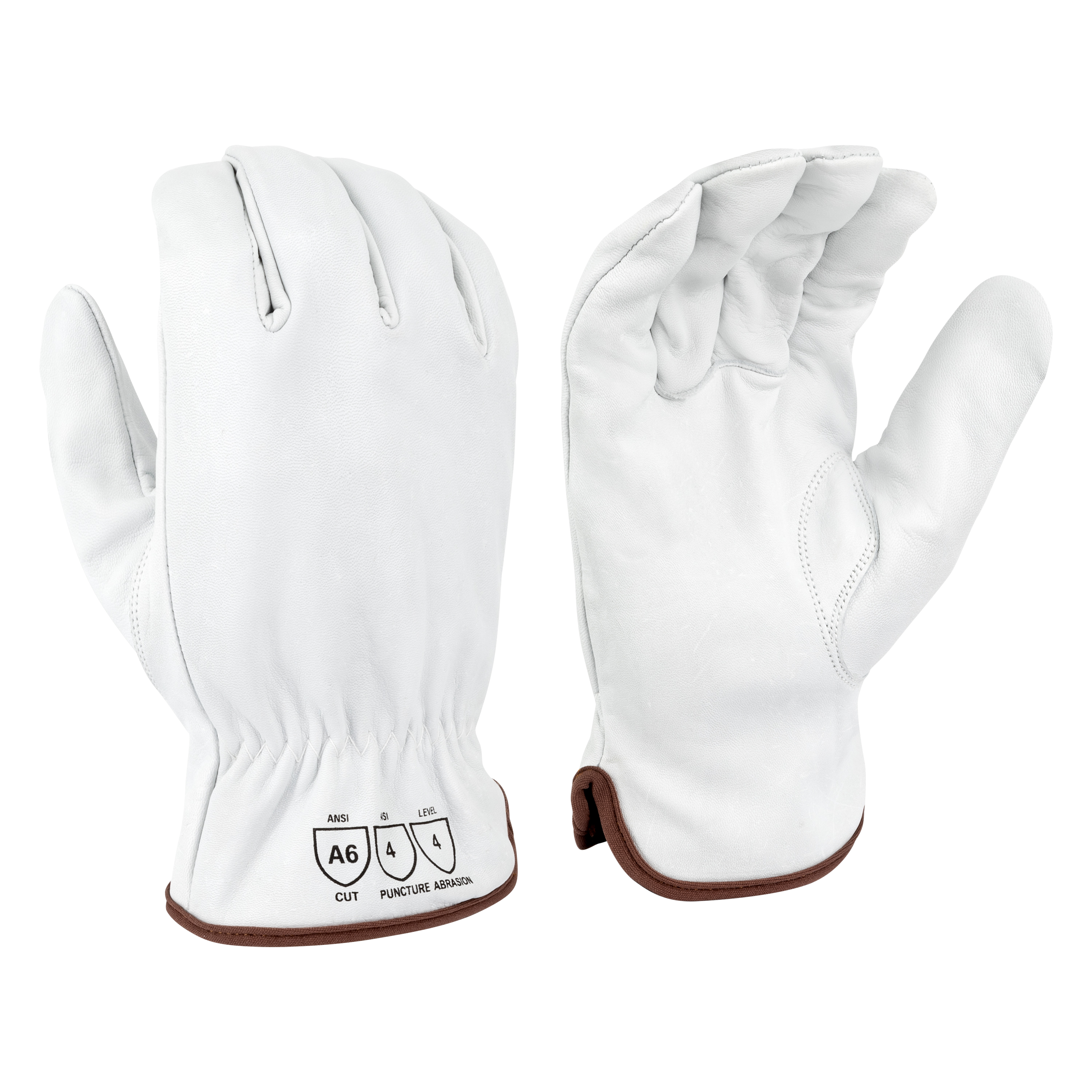 クシタニ【並品】K-5163 GPS GLOVES III 白 XＬサイズ Radians RWG88 KAMORI® Cut Level A6 Goatskin Glove with HPPE Lining