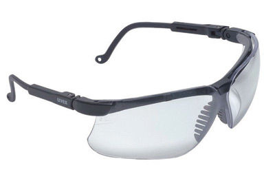 Uvex Genesis Safety Glasses W/Black Frame & Espresso AF Lens