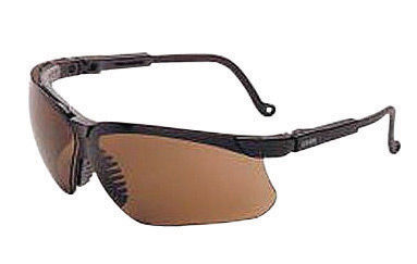 Uvex Genesis Safety Glasses W/Black Frame & Espresso Lens