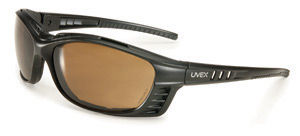 Uvex Livewire Sealed Safety Glasses W/MatteBlack Frame & Espresso Lens
