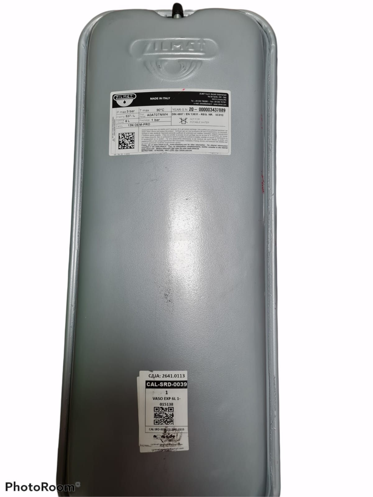 Vaso de expansión Caldera Immergas Eolo star/Mythos/Nike