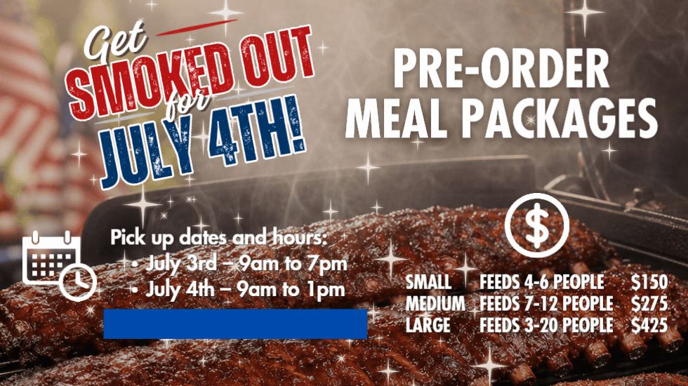 Smoked Out Pre-order Meal Packages