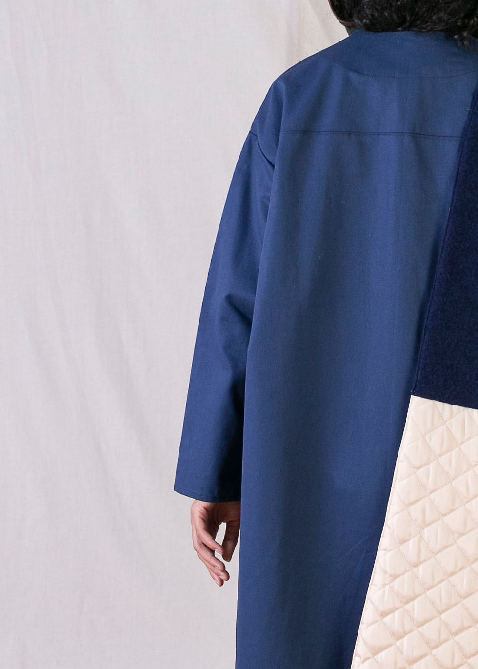 Thumbnail: SIDE SLIT COAT dark blue