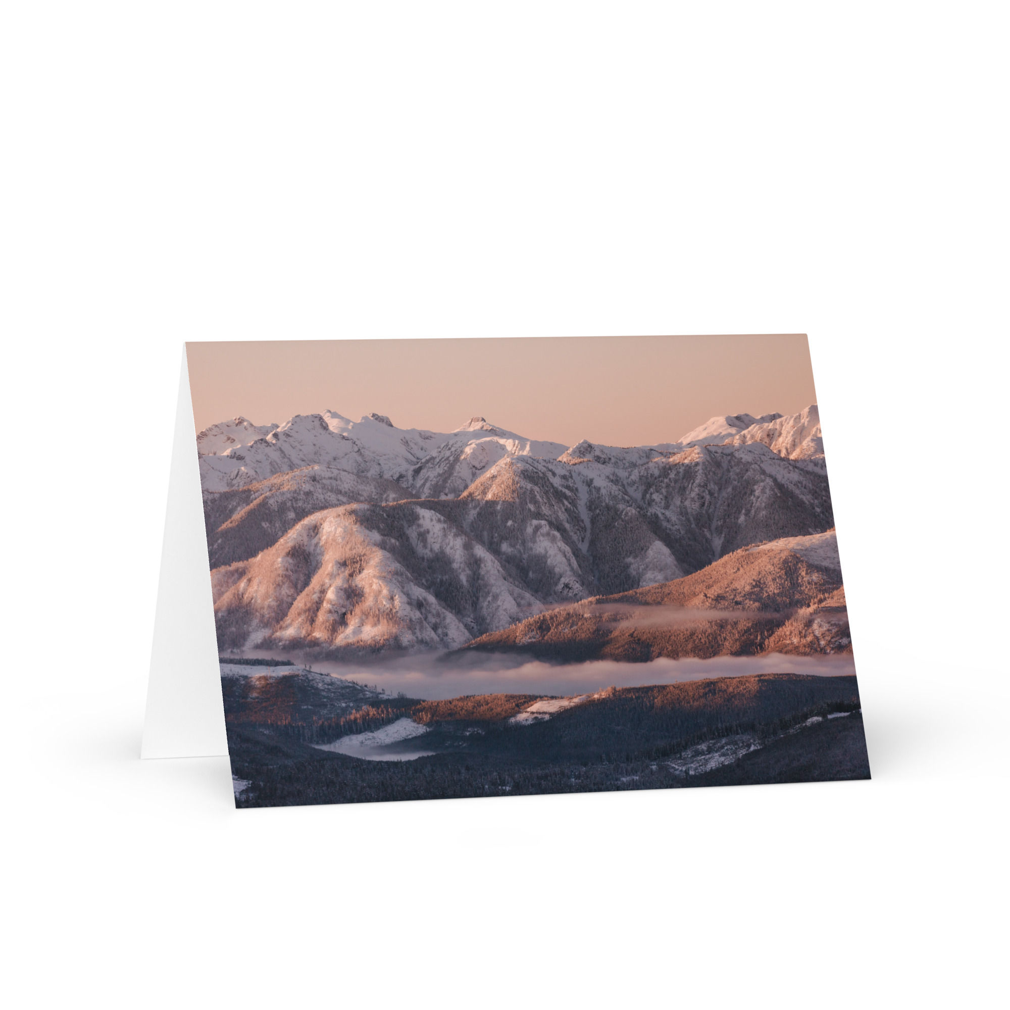 Sunrise Views Mount Cain Greeting card