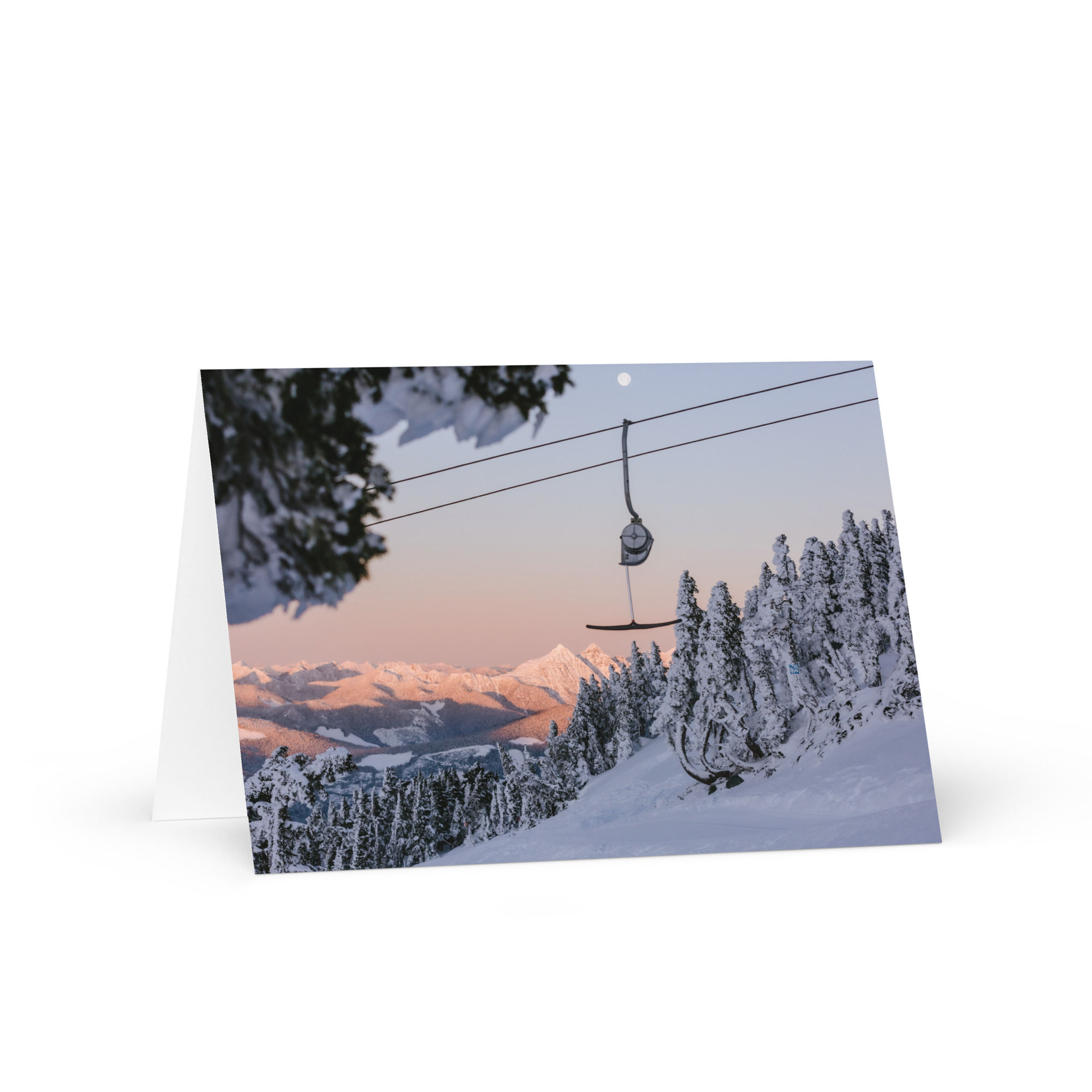 Sunrise at L4 Mount Cain Greeting card