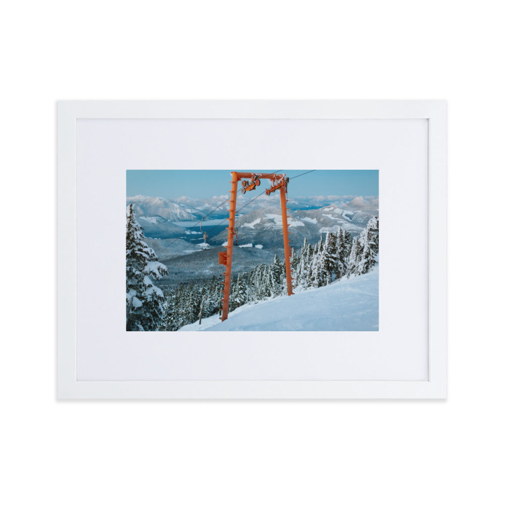 T-Bar Tower Mount Cain - Matte Paper Framed Print With Mat