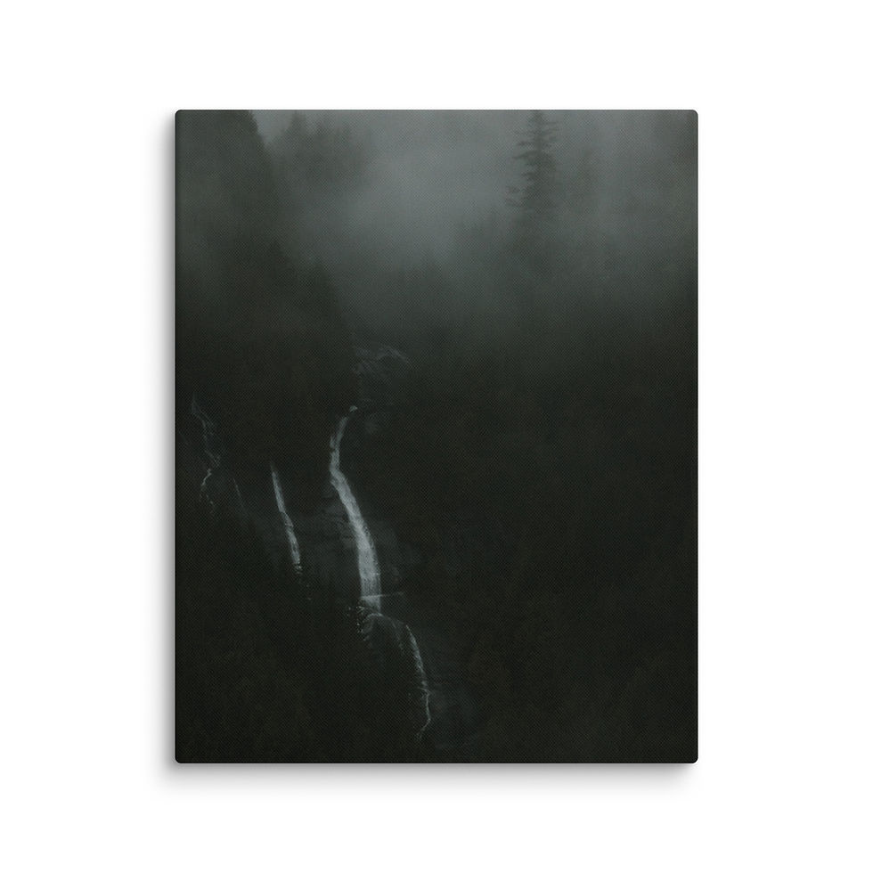 Misty Morning Kingcome Inlet - Canvas