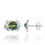 Thumbnail: Silver Dolphin Stud Earrings with Abalone shell - Dolphin Stud Earrings - Abalon