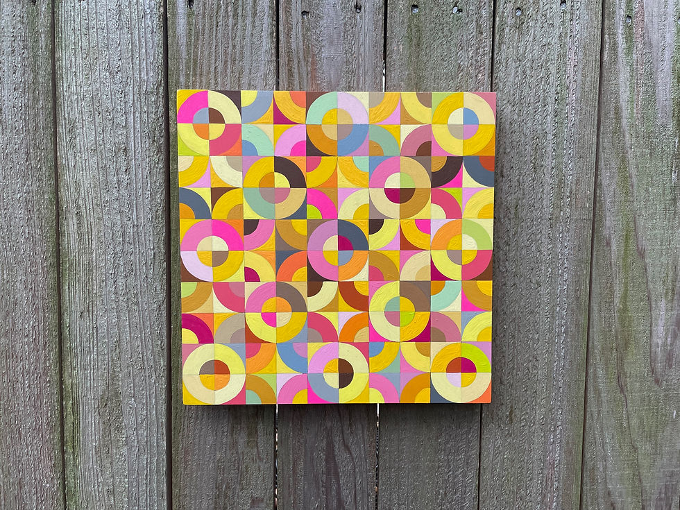 Thumbnail: Yellow Geometric - 10x10