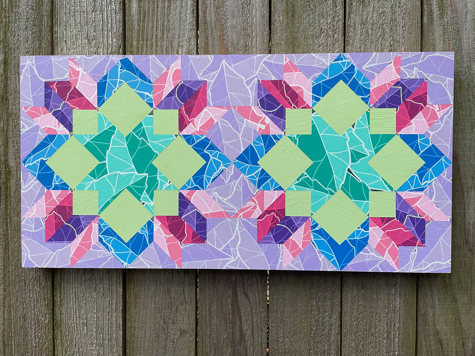 Thumbnail: Quilt Study #8 - 10x20 - Painting