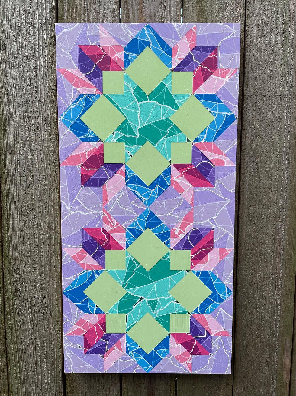 Quilt Study #8 - 10x20 - Painting