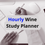 Thumbnail: Wine Study Planner - Undated Hourly