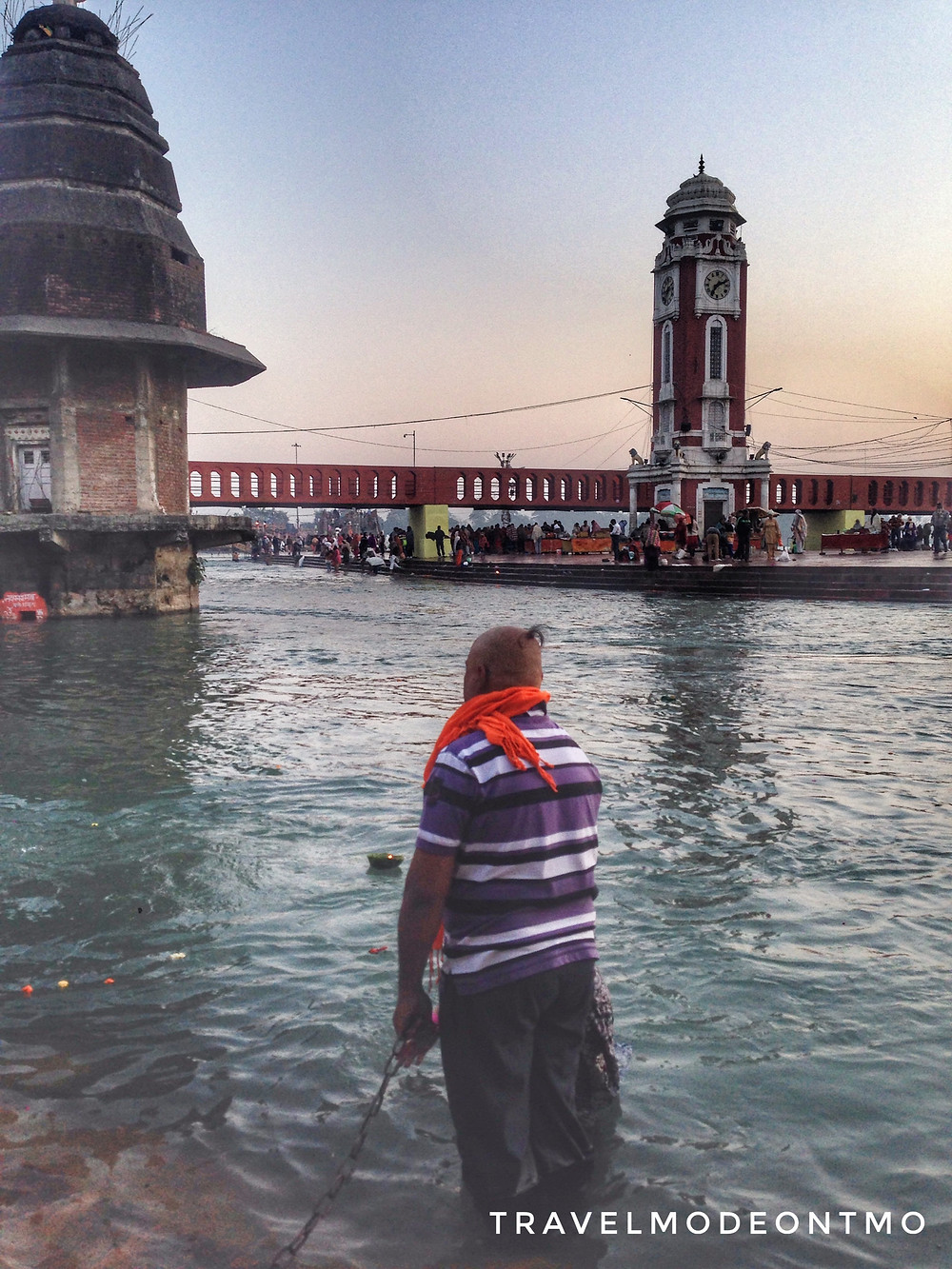 Early mornings bathe in the Holy River Ganges