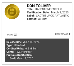 gold riaa don cert