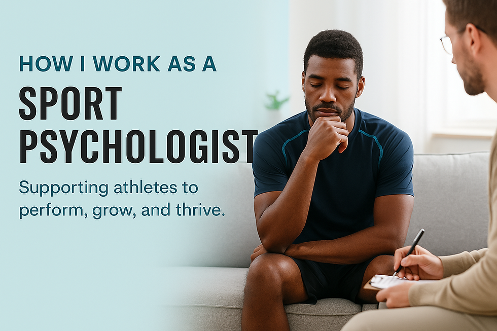 How I work as a Sport Psychologist