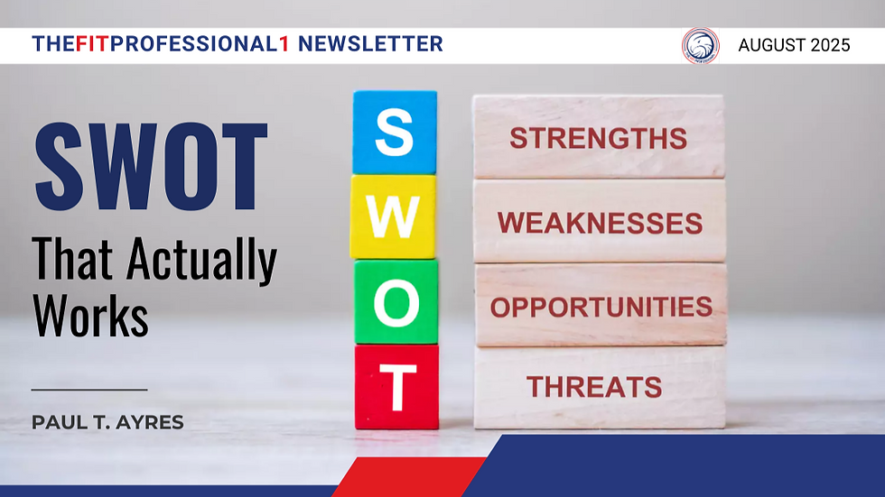 SWOT That Actually Works
