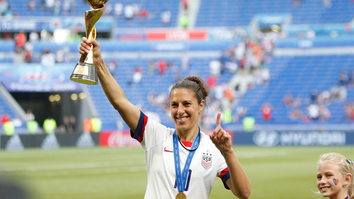 Carli Lloyd, two-time FIFA Women's World Cup Champion