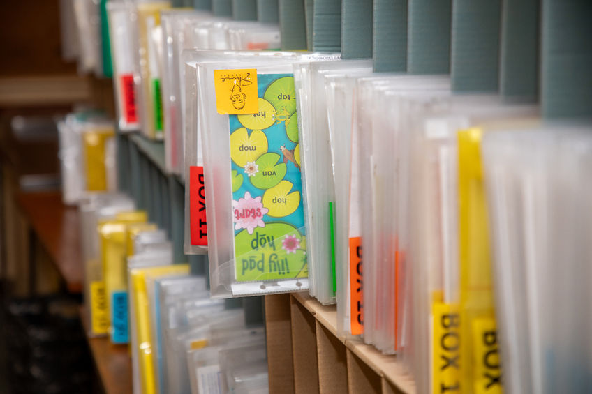 Newly stocked school library provided by Africa’s Anchor of Hope.