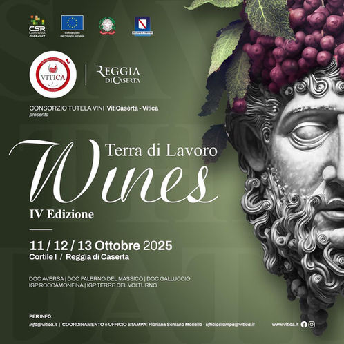 TERRA DI LAVORO WINES 2025 ALLA REGGIA DI CASERTA