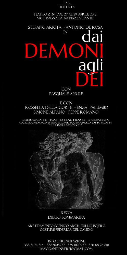 DEMONI E DEI, DAL FILM AL PALCOSCENICO, ALLO ZTN VA DI SCENA LA STORIA DI AMORE ED ESCLUSIONE