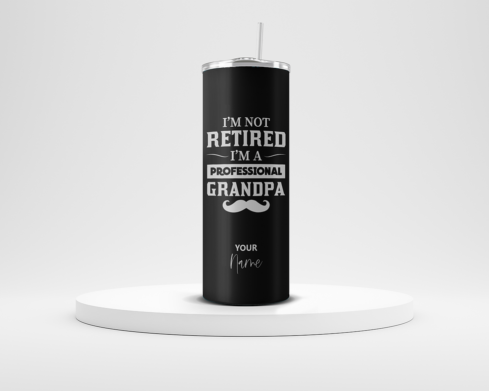 I'm not retired, I'm a professional grandpa