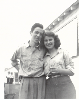 חברים פעם שניה 1955 במחנה קיץ מושבה