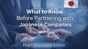 What to Know Before Partnering with Japanese Companies: First Conversation Edition