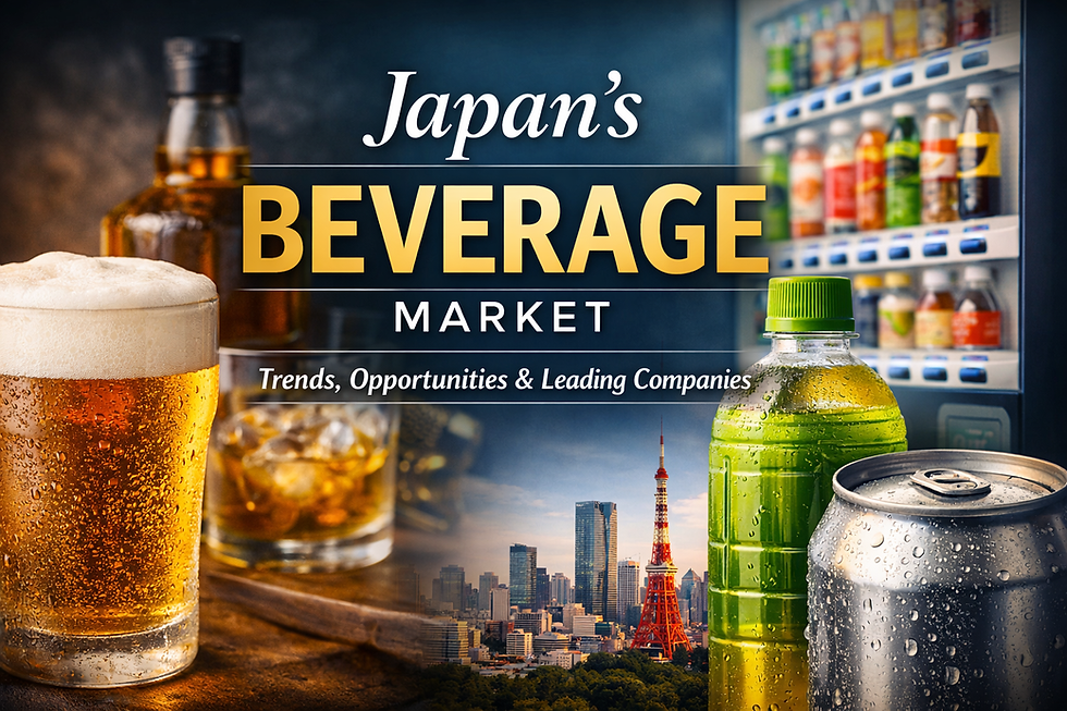 Japan’s Beverage Manufacturing Market — Size, Leading Players & Growth Dynamics