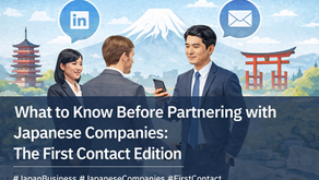 What to Know Before Partnering with Japanese Companies: The First Contact Edition
