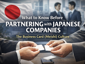 What to Know Before Partnering with Japanese Companies: The Business Card (Meishi) Culture