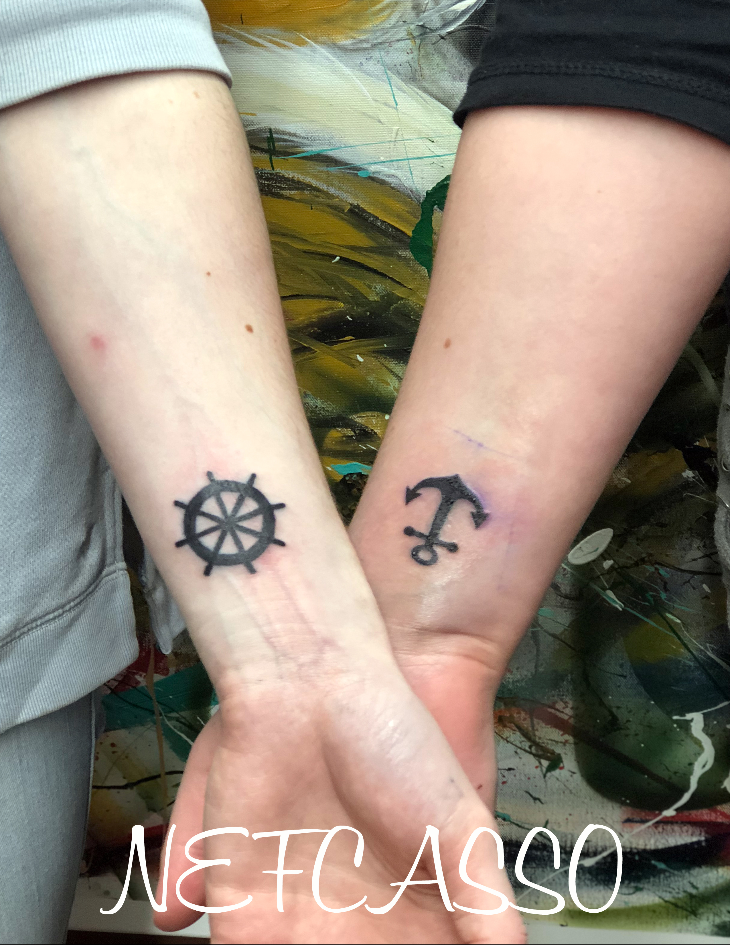 Wheel and anchor
