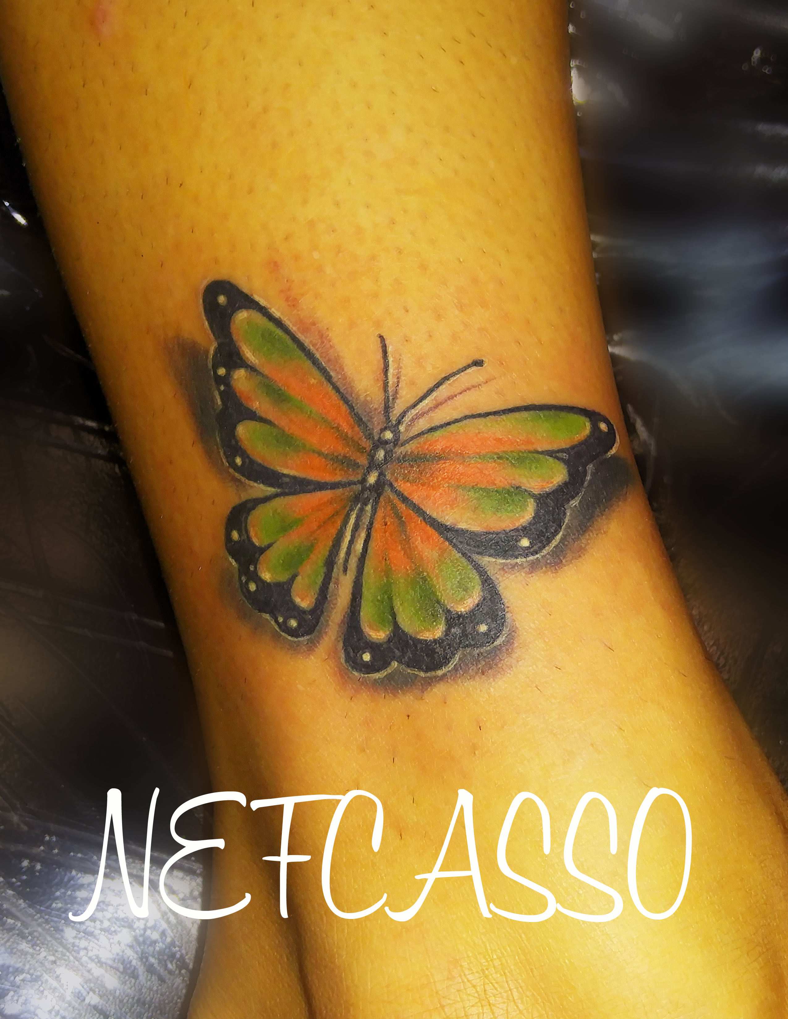 Green butterfly