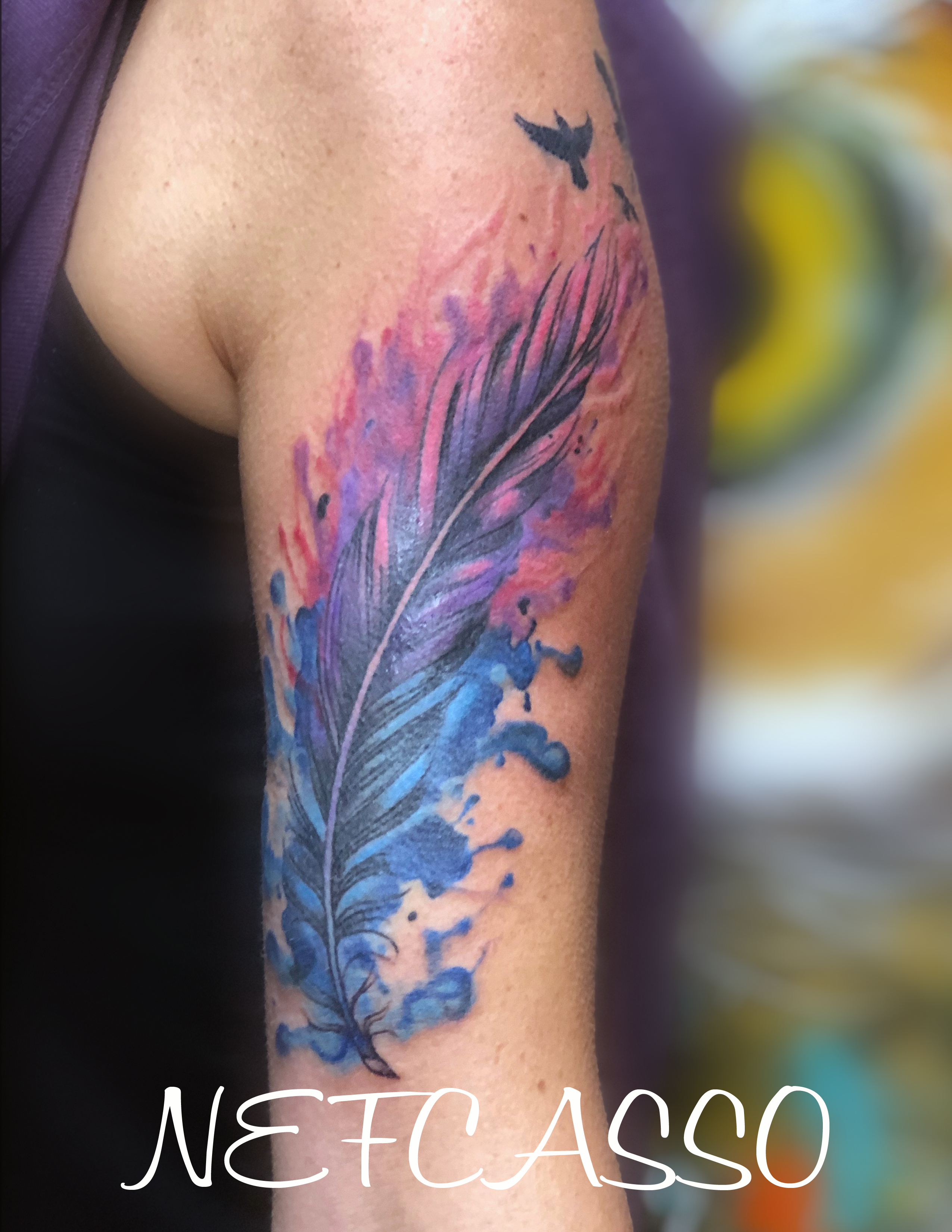 Peacock feather