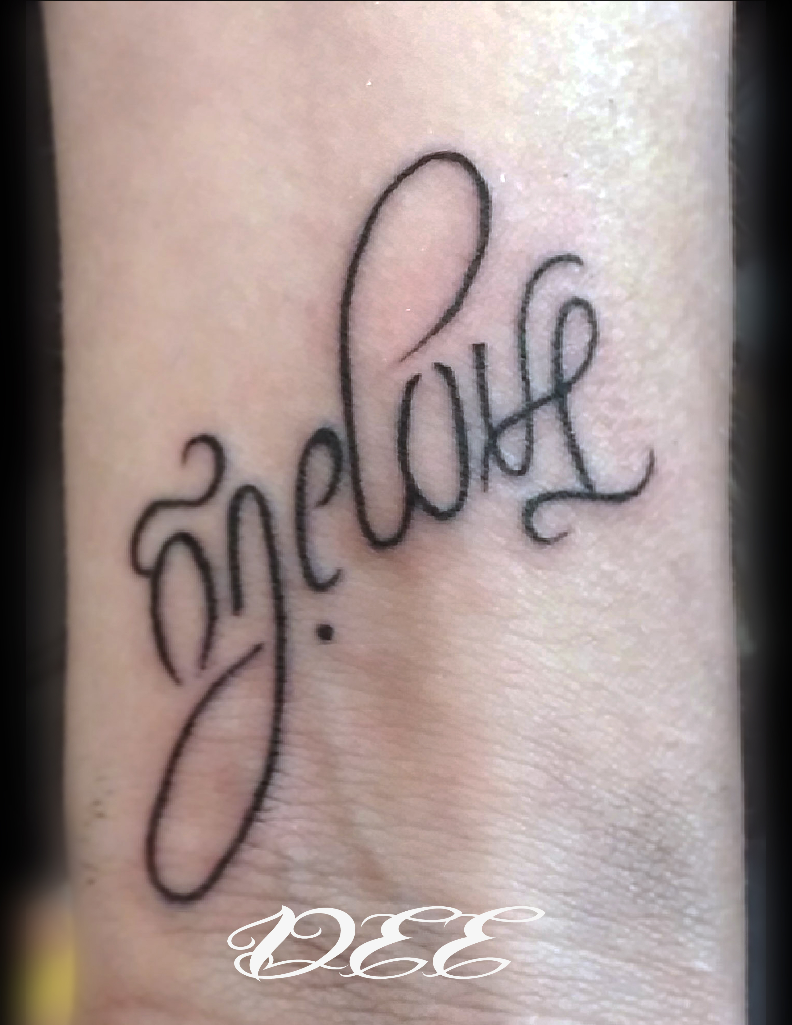 one