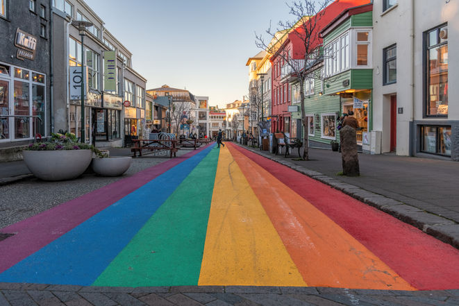 Rainbow Street Reykjavik 