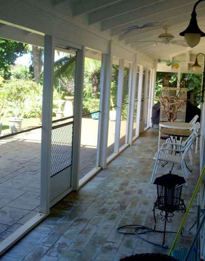 Kalaheo Custom Patio Enclosure and Custom Porch Enclosures Experts by Kauai Island Screen Specialists - Complete Mobile Screen Shop on Wheels. Window Screen Replacement Company. We also offer pet screens, see-um screens, solar screens, and regular screens near Kilauea, Princeville, Poipu, Poipu Aina Estates, kukuiula, Hanalei, Koloa, Omao, Lawai, Lawai Beach Resort, Hanalei Beach Home, Lihue, Waimea. 808-720-2688