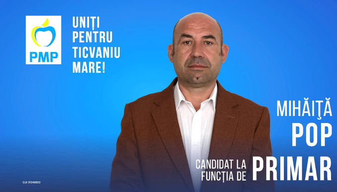 Angajament și determinare: Mihăiță-Tudorel Pop, candidatul care dă voce comunității din Ticvaniu Mare