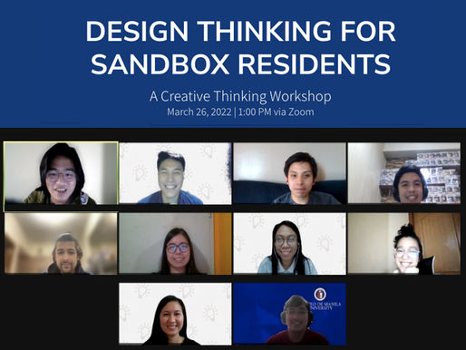 AIPO holds Creative Thinking Workshops for Areté Sandbox Residents