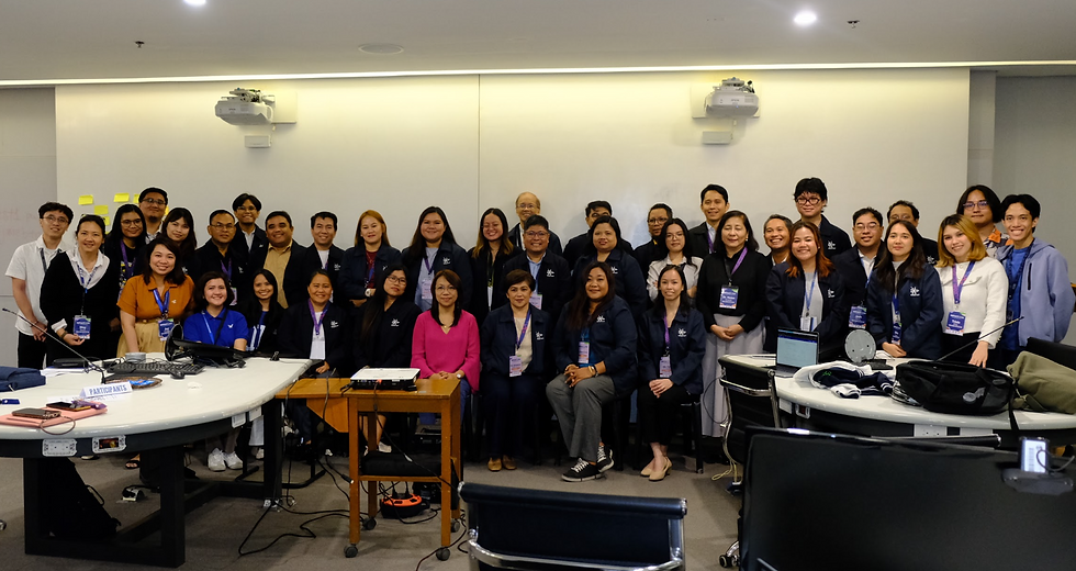 In photo: Group photo featuring the assessors and trainers