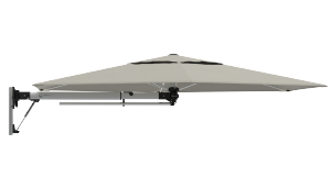 Thumbnail: Beige cantilever umbrella, shade for outdoor space, Shadowspec Retreat, SelectSpace