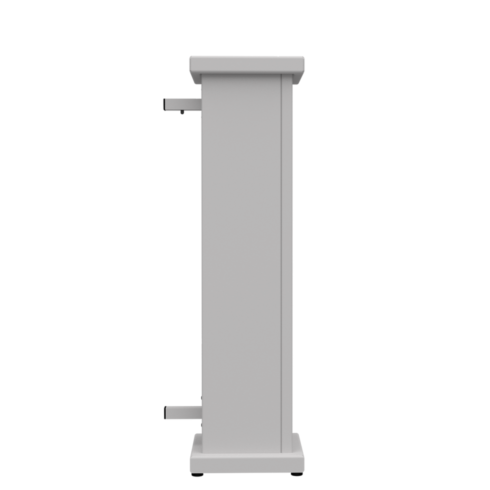 Thumbnail: White Essential Partition - 5' Extender Panel, side view against black background SelectSpace