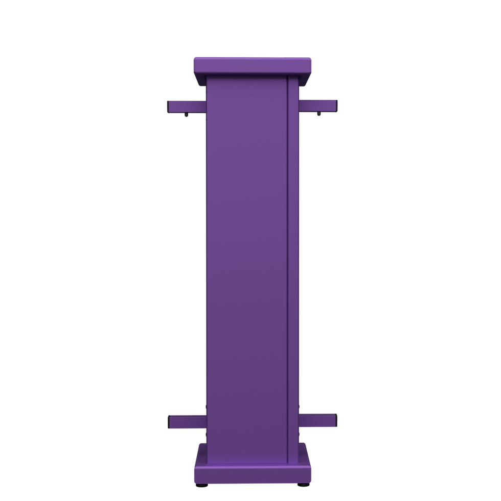 Thumbnail: Purple Essential Partition - 5' Extender Panel with black background, SelectSpace product.