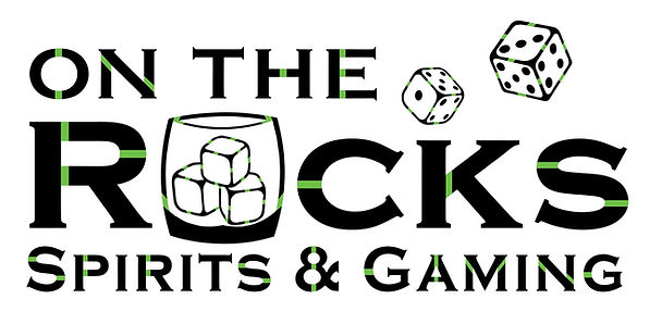 Simplified logo converted into black and white with supports