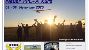 Neuer PPL Kurs! Starte jetzt und lerne fliegen!