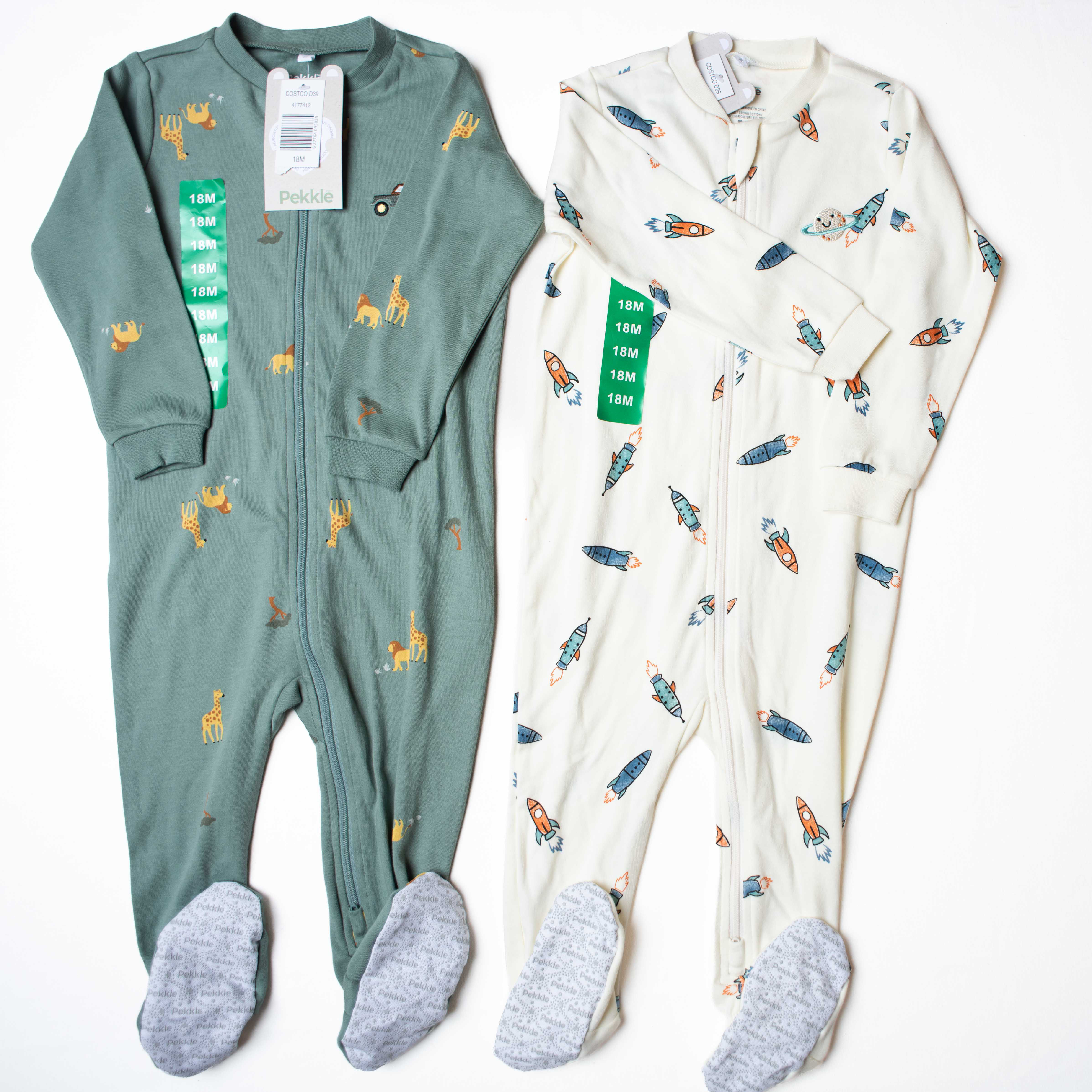 18M BOY Sleeper Pekkle set of Two