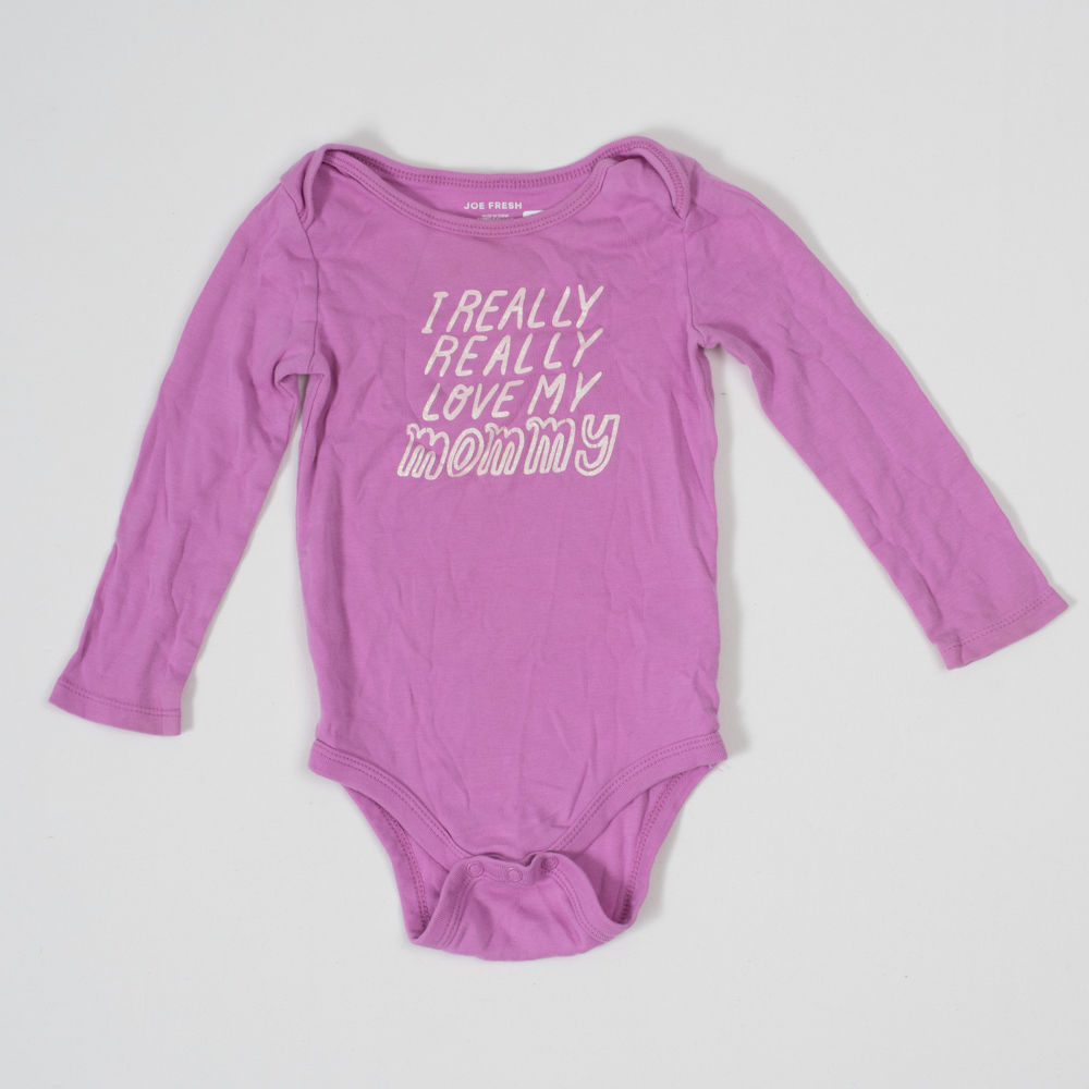Joe Fresh Long Sleeve Onesie 18-24M