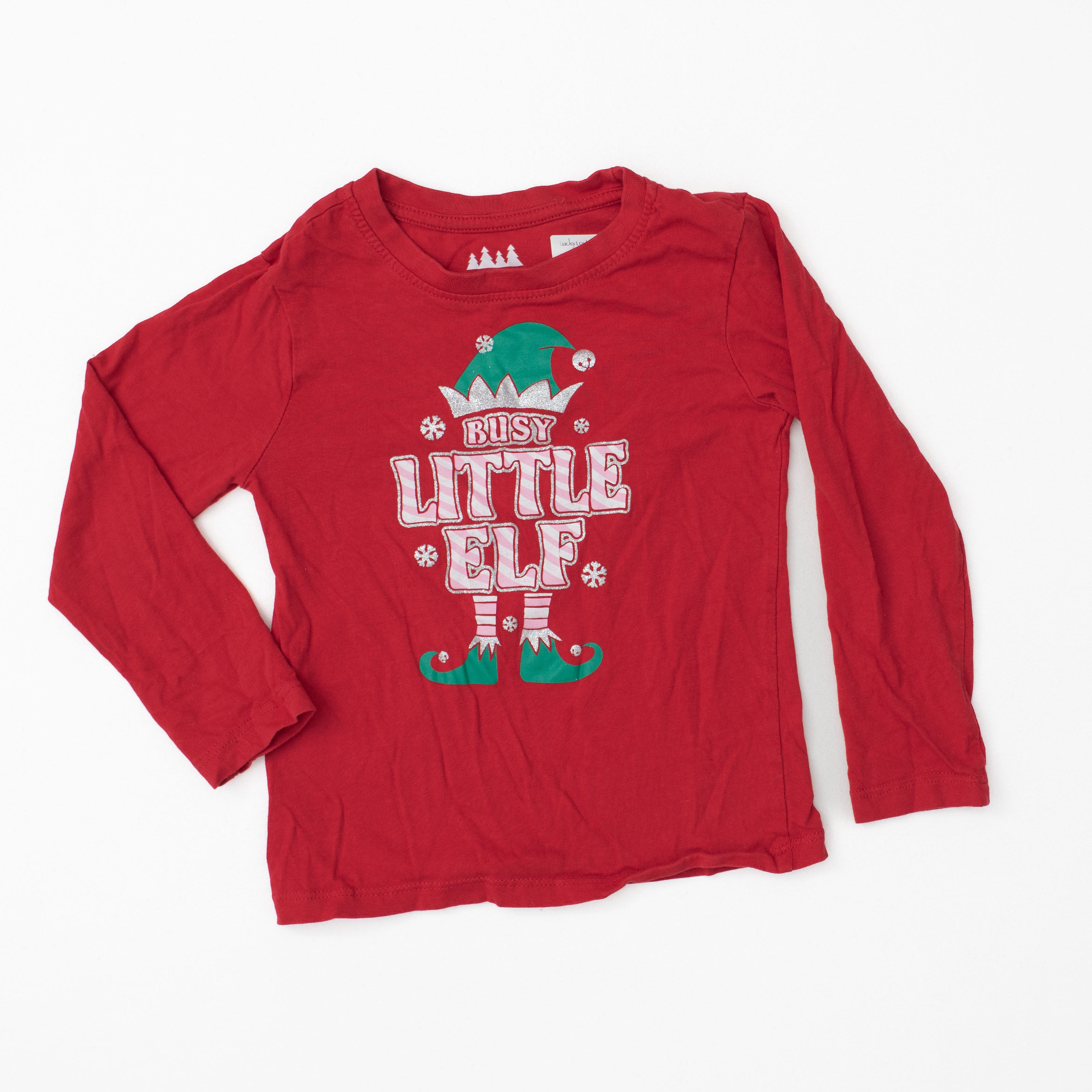 4T GIRL LS CHRISTMAS NO NAME ELF
