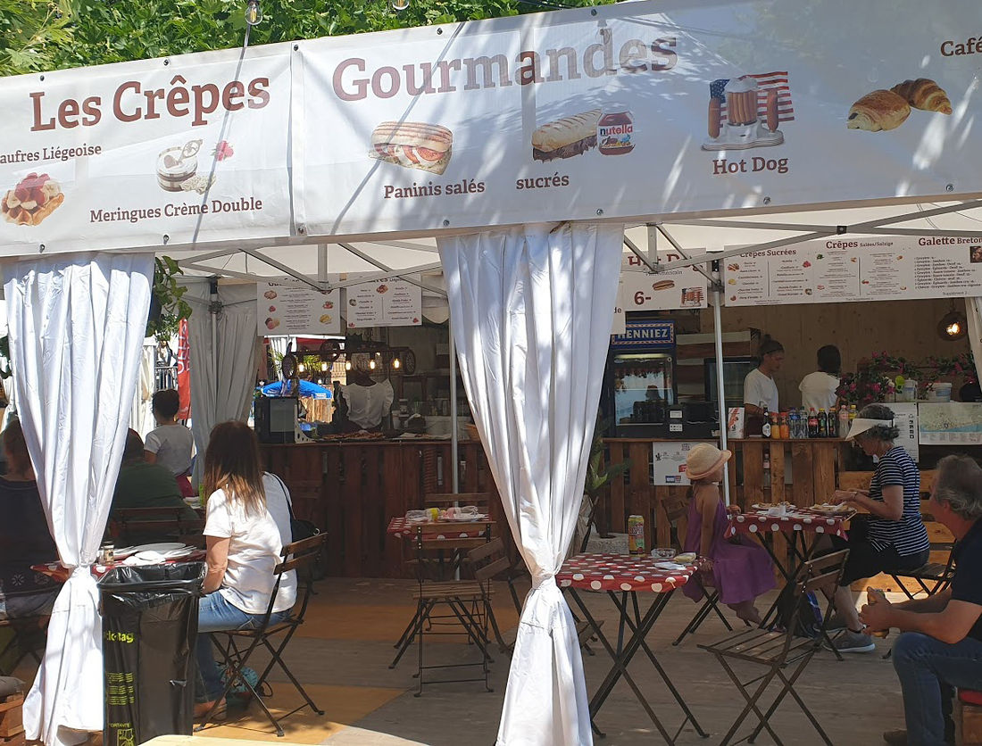 Stand des Crêpes Gourmandes en événement